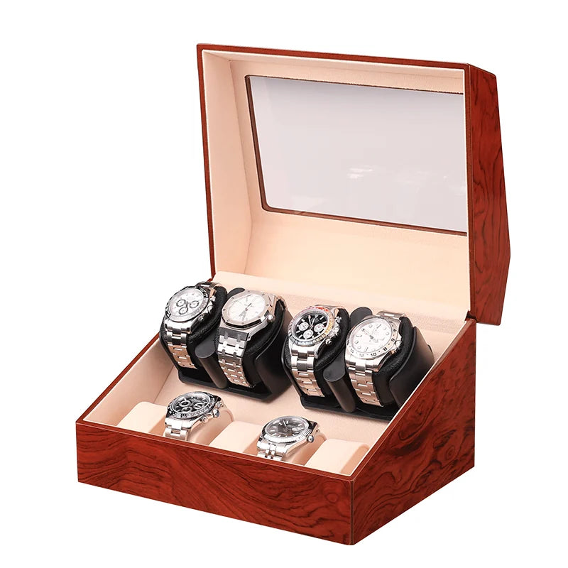 Rotador de relojes ARACHVIA para 4 relojes con almacenamiento