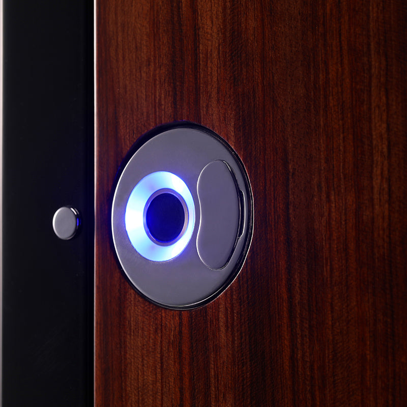 ARACHVIA 12-Watch Winder with Fingerprint Lock & Interior Lighting